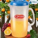 JARRA Q TRANSPARENTE 2.5 LT C/ TAPA COLOR QPLAST - Imagen 2