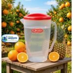 JARRA TRANSPARENTE 5L C/ TAPA COLOR QPLAST - Imagen 3