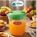 JARRA REDONDA TRANSPARENTE C/ TAPA COLOR 1LT  QPLAST - Imagen 3