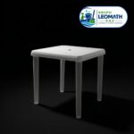 MESA CUADRADA FIESTA BLANCA QPLAST